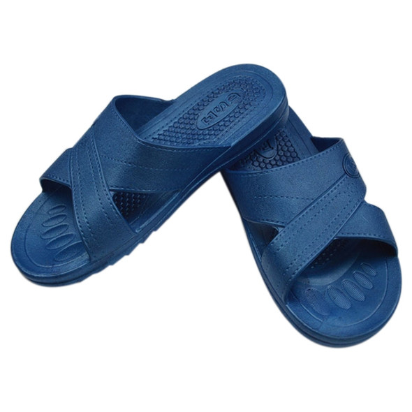 Anti-static Non-slip X-shaped Slippers, Size: 42 (Blue)
