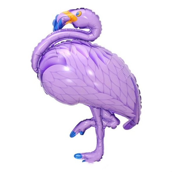 2 PCS Animal Bird Shape Aluminum Film Balloon Wedding Birthday Party Decoration Balloon(Purple)