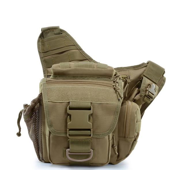 B03 One-Shoulder Messenger Waterproof Oxford Cloth Camera Bag(Brown)