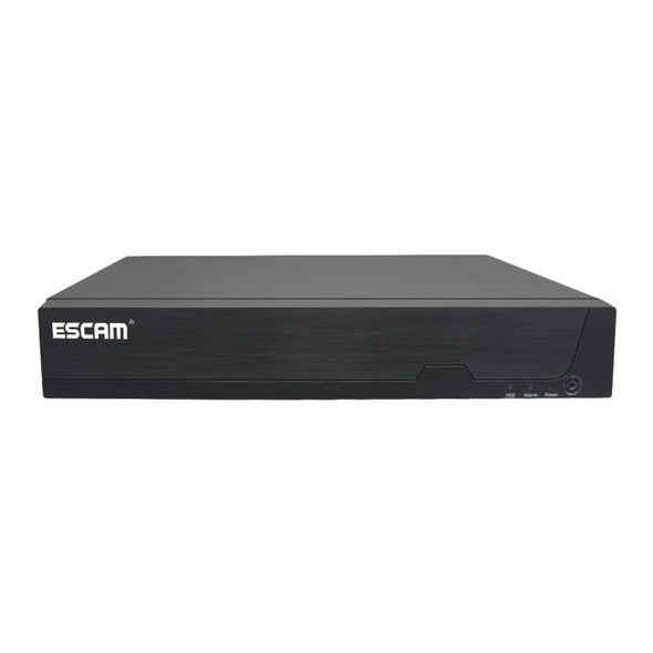 ESCAM PVR608 HD 1080P 8CH H.265 Humanoid POE NVR Security System(US Plug)