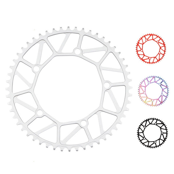 Litepro LP Positive and Negative Teeth Single Disc 130MM BCD Folding Bicycle Sprocket Wheel, Specification:56T(Silver)