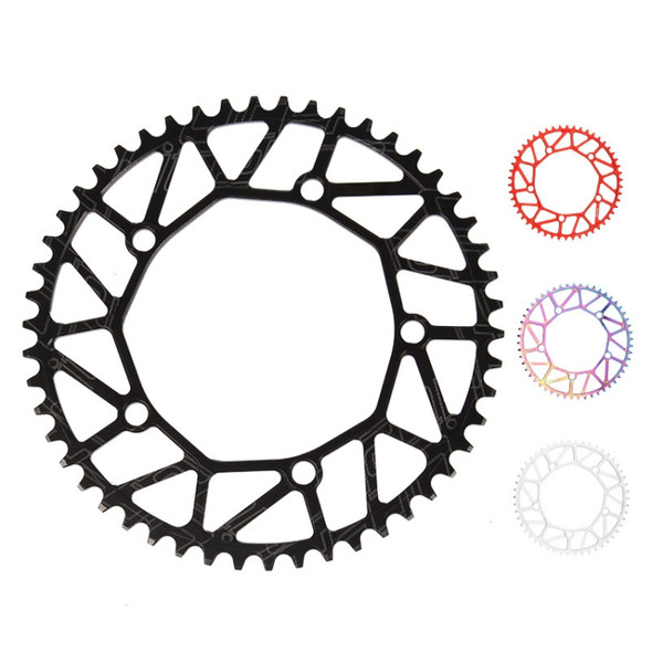 Litepro LP Positive and Negative Teeth Single Disc 130MM BCD Folding Bicycle Sprocket Wheel, Specification:54T(Black)