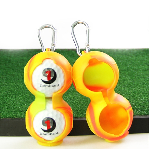2 PCS Golf Silicone Double-ball Protective Sleeve(Colour)