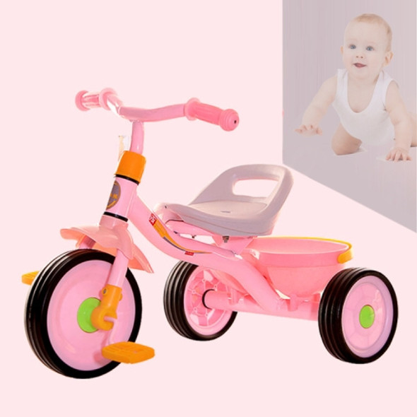 Children Three Wheel Balance Bike Scooter Portable Bike No Foot Pedal Bicycle Baby Walker Car(Pink)