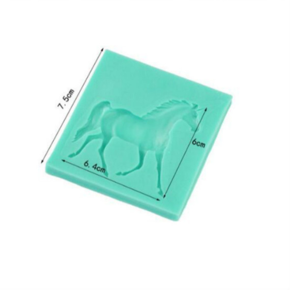 5 PCS Fondant Cake Silicone Mold Pony Chocolate Mold Baking DIY Tool