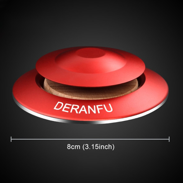 DERANFU Flying Saucer Shape Car Perfume Aromatherapy Decoration(Red)