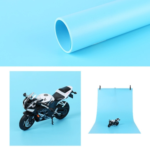 100x200cm PVC Paper Matte Photography Background(Blue)