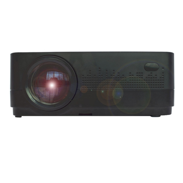 Q2 4 inch LCD Color Screen 60~90 Lumens 800x480P Smart Projector , Support HDMIx2, USB, AV, SD Card,VGA ,Audio Out(Black)