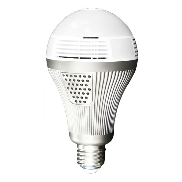 B3-L 3.0 Million Pixels White Light 360-degrees Panoramic Lighting Monitoring Dual-use WiFi Network HD Bulb Camera, Support Motion Detection & Two-way voice, Specification:Host+32G Card(White)