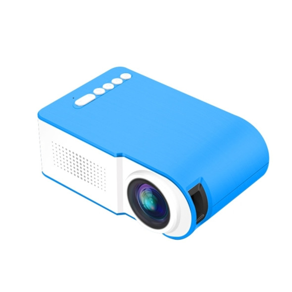 YG210 320x240 400-600LM Mini LED Projector Home Theater, Support HDMI & AV & SD & USB, General Version (Blue)