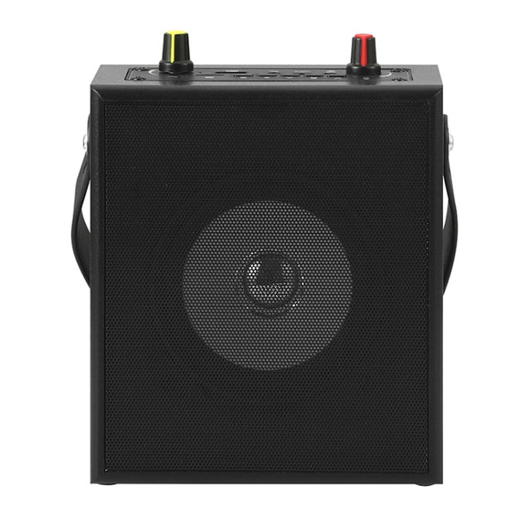 K10 10W Bluetooth 5.0 Portable Handheld Square Dance Bluetooth Speaker(Black)