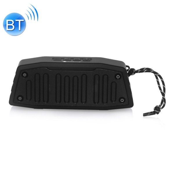 NewRixing NR-4019 Outdoor Portable Bluetooth Speaker with Hands-free Call Function, Support TF Card & USB & FM & AUX (Black)