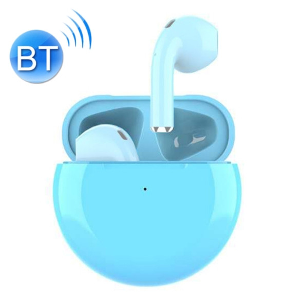 mini Q2 Bluetooth 5.0 Touch Wireless Bluetooth Earphone with Charging Box, Support Call & Siri & Cancel Dial (Blue)