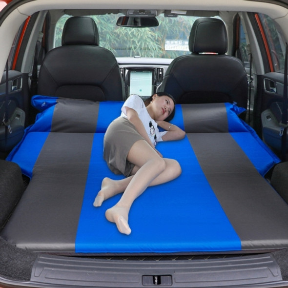 Universal Car Polyester Pongee Sleeping Mat Mattress Off-road SUV Trunk Travel Inflatable Mattress Air Bed, Size:195 x 130 x 109cm(Blue + Grey)