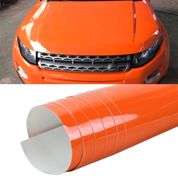 5 x 0.5m Auto Car Decorative Wrap Film Crystal PVC Body Changing Color Film(Crystal Orange)