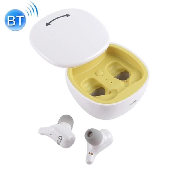A2 TWS Outdoor Sports Portable In-ear Bluetooth V5.0 + EDR Earphone with 360 Degree Rotation Charging Box(White)