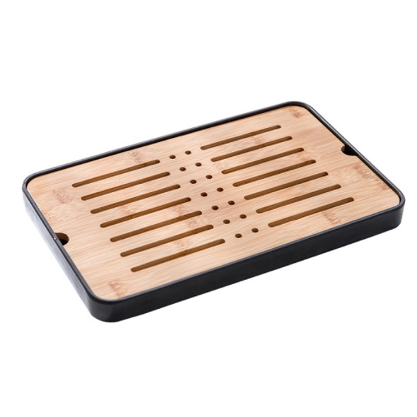 Bamboo Portable Tea Tray Tea Table, Size: 30x19x2.7cm