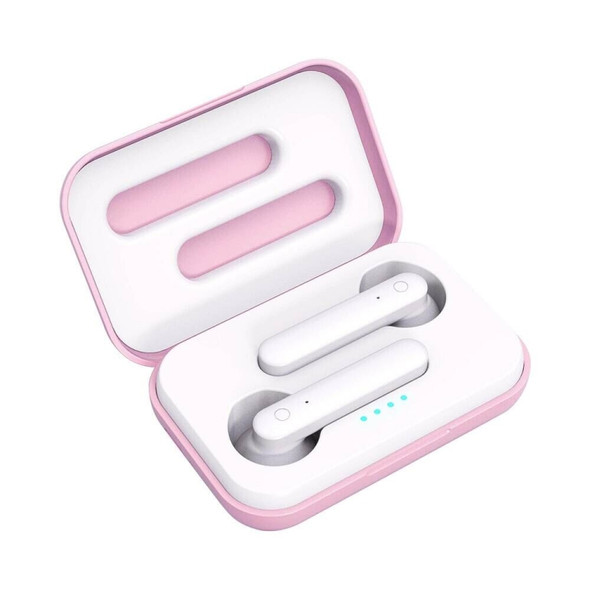 X26 TWS  Bluetooth 5.0 Wireless Touch Bluetooth Earphone with Magnetic Attraction Charging Box, Support Voice Assistant & Call(Pink)
