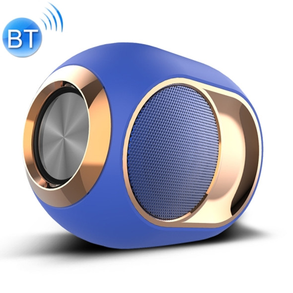 X6 TWS Outdoor Waterproof Bass Wireless Bluetooth Speaker, Support Hands-free / USB / AUX / TF Card (Blue)