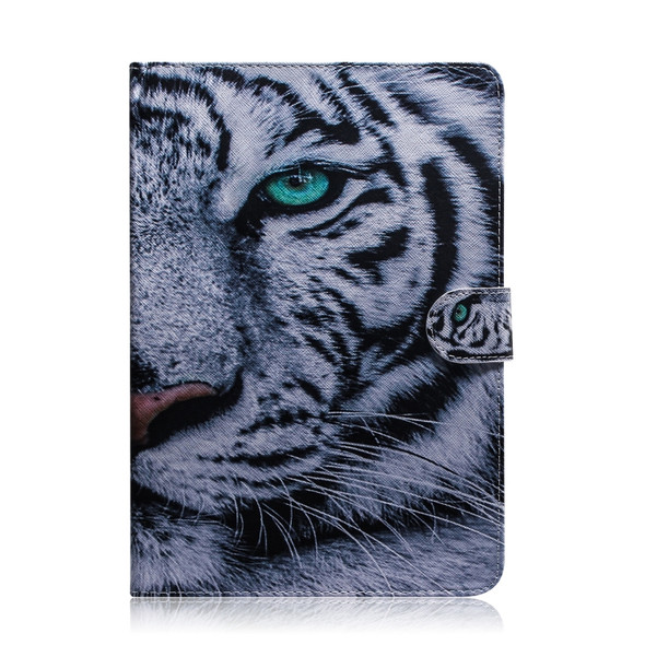 Tiger Pattern Horizontal Flip Leather Case for  iPad Pro 11 inch (2018), with Holder & Card Slot & Wallet