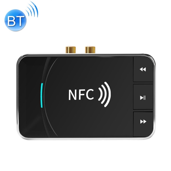 N100 NFC Desktop Bluetooth 5.0  Receiver & Transmitter Car Bluetooth Speaker Audio Adapter (Black)