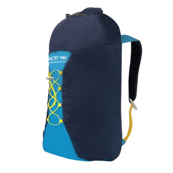 PICTET FINO RH62 210T Lattice Polyester Waterproof Ultra-thin Foldable Mountaineering Bag Backpack, Capacity: 20L(Blue)