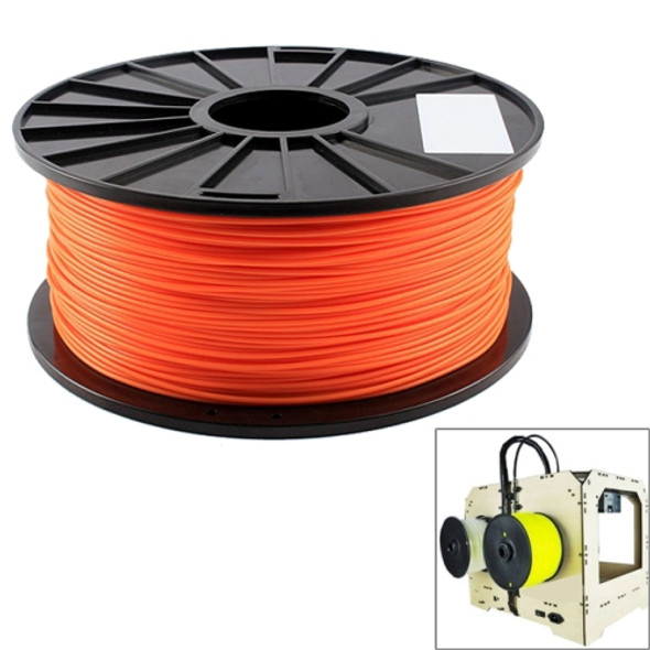 PLA 3.0 mm Fluorescent 3D Printer Filaments, about 115m(Orange)