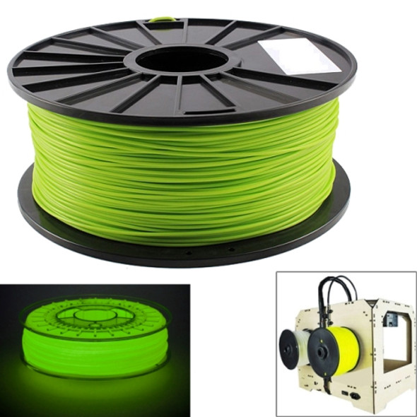 PLA 3.0 mm Luminous 3D Printer Filaments, about 345m(Green)