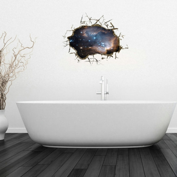 3D Starry Sky Removable Bathroom Art Stickers, Size: 74.2 x 58 x 0.3 cm