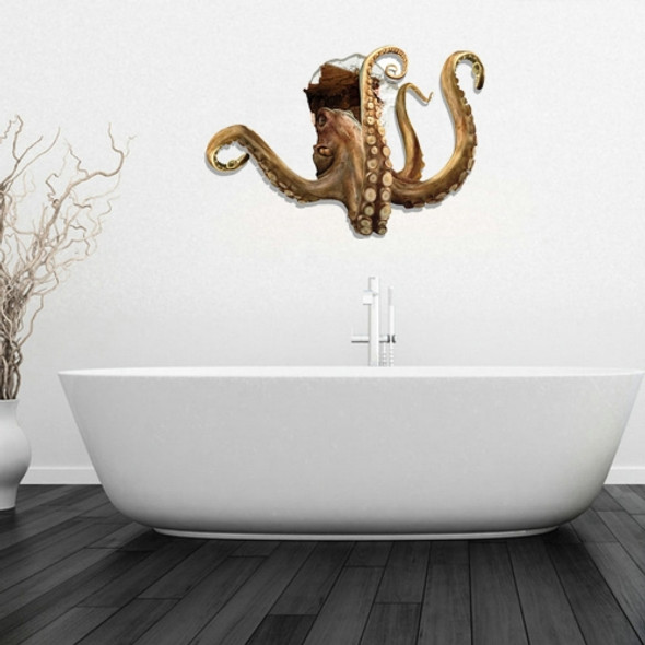 3D Octopus Removable Bathroom Art Stickers, Size: 83.7 x 58 x 0.3 cm