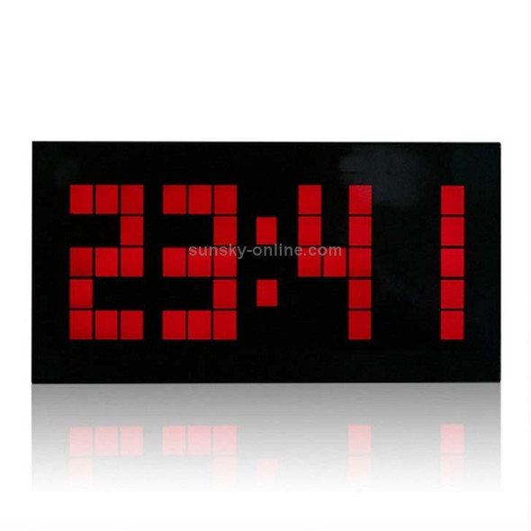 Digital Electronic Alarm Clock Creative LED Desk Clock US Plug, Style:4 Digits 5 Segments(Red Light)