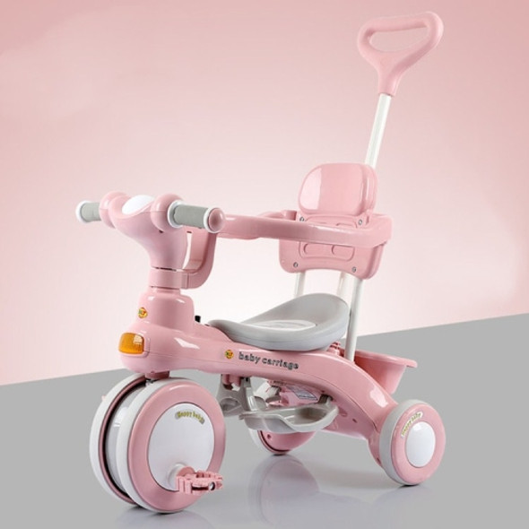 Children Tricycle Bicycle Outdoor Stroller(Pink)