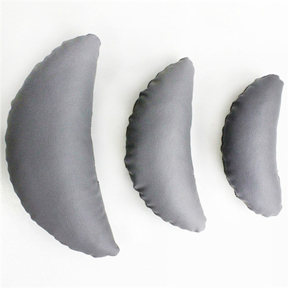 3 PCS/set Children Photography Props Baby Pictures Crescent Shape Pillow(Grey)