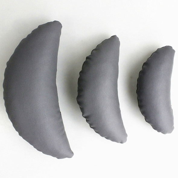 3 PCS/set Children Photography Props Baby Pictures Crescent Shape Pillow(Grey)