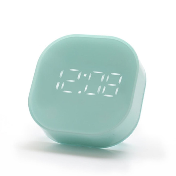 Square Timer Alarm Dual Alarm Set Electronic Clock Kitchen Timer, Size:82.6x82.6x25.6mm(Green)