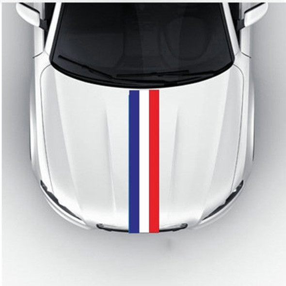 Flag Striped Car Hood Vinyl Sticker Body Decal(france)