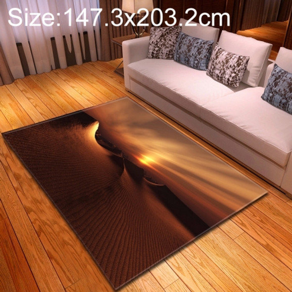 147.3x203.2cm Modern Fashion Home Sunset View Floor Mat(D190111-M036)