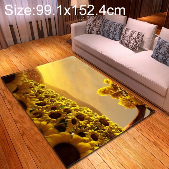 99.1x152.4cm Modern Fashion Home Sunset View Floor Mat(D190111-M039)