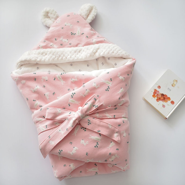 Cartoon Cotton Baby Holding Blanket(Pink Rabbit)