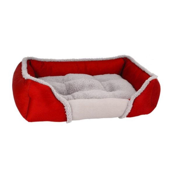 Creative Cat Litter Pad Autumn Winter Warm Dog Bed Pet Breathable Nest, Size:L (Red)