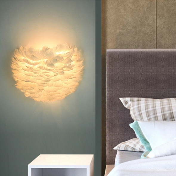 Single Head  Creative Dimming Feather Wall Light with 5W Warm White LED