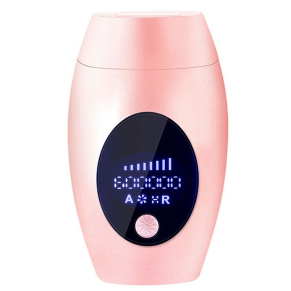 600000 Flash Professional Permanent LPL Epilator Painless LCD Hair Removal Machine, Specification:AU Plug(Pink)