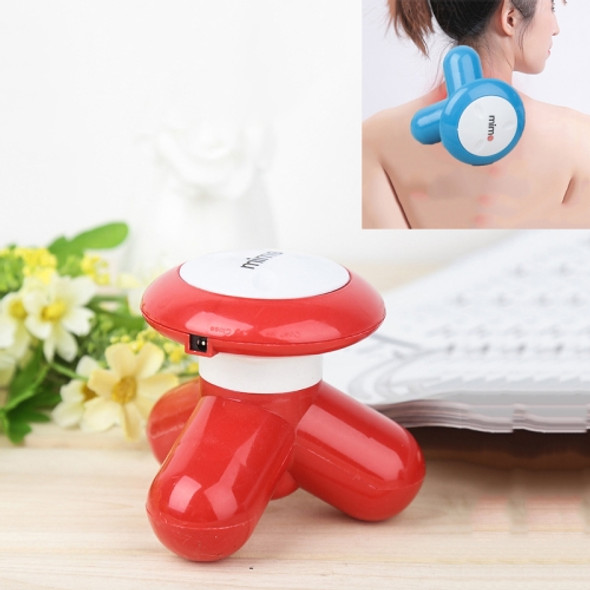 10 PCS Creative Small Three-legged Mini Electric Massager(Red)