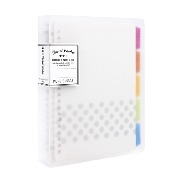 Loose-leaf Notebook Rainbow Cookie Daily Plan Personal Diary Notebook, Size:A4(Transparent)
