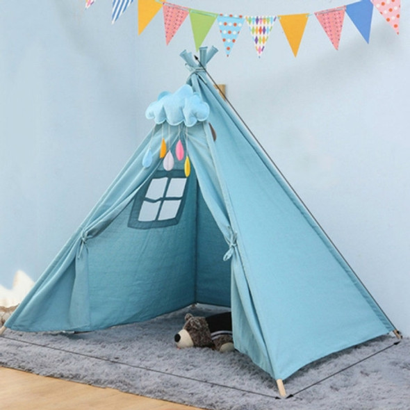 Children's Room Princess Tent Indoor Play House Folding Tent Toy, Size:1.35m(Blue)