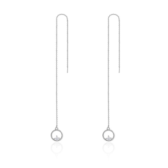 Valentine Day Gift Simple S925 Sterling Silver Stud Earrings