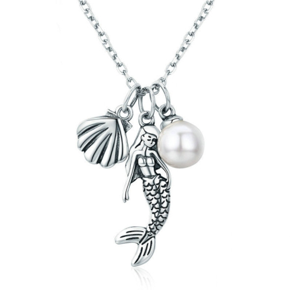 Mermaid Legend S925 Sterling Silver Pearl Necklace