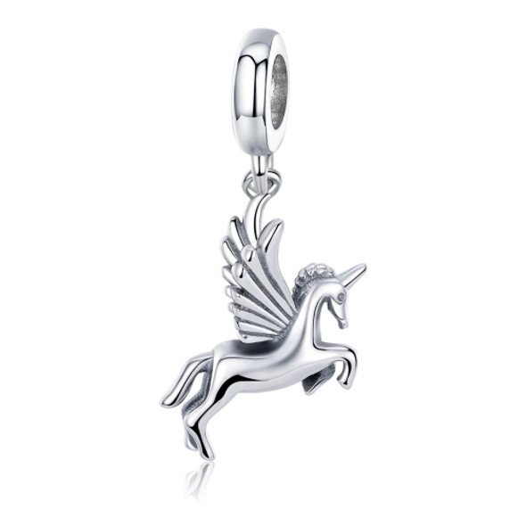 925 Sterling Silver Unicorn Memory DIY Beaded Accessory Pendant