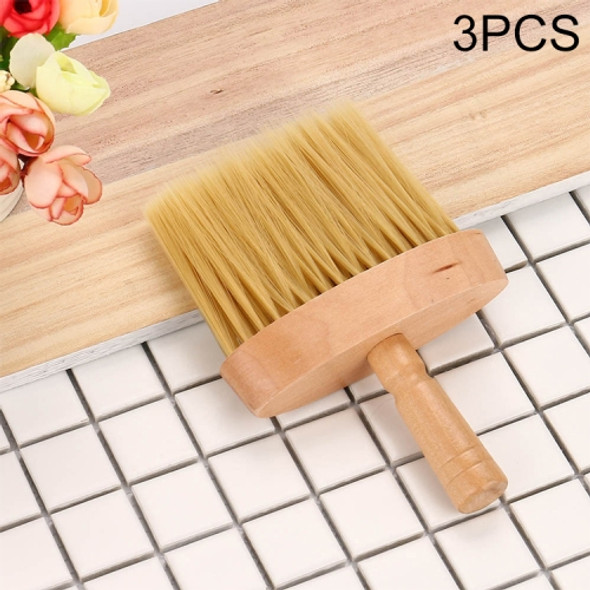 3 PCS Professional Soft Neck Face Duster  Hair Clean Hairbrush Salon Hairdressing Styling Tool