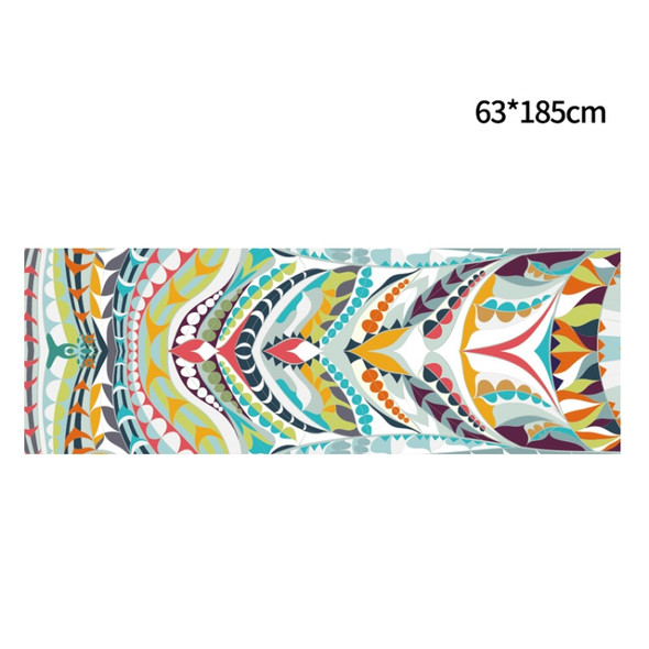 Portable Printed Non-slip Environmental Protection Yoga Mat Drape, Size: 185 x 63cm(Practitioner)
